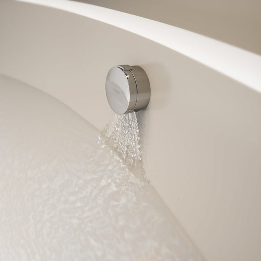 Aquaflow Chrome Overflow Bath Filler Tap & Waste