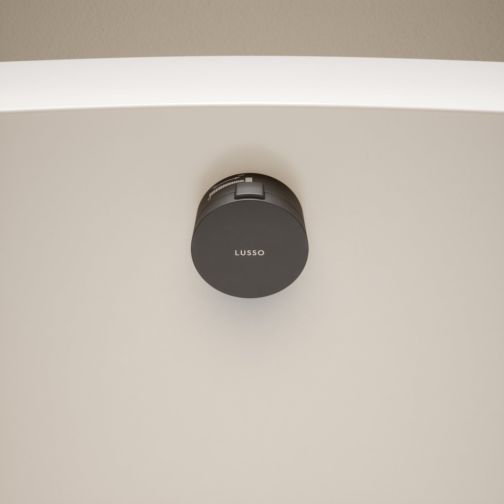 Aquaflow Matte Black Overflow Bath Filler Tap & Waste