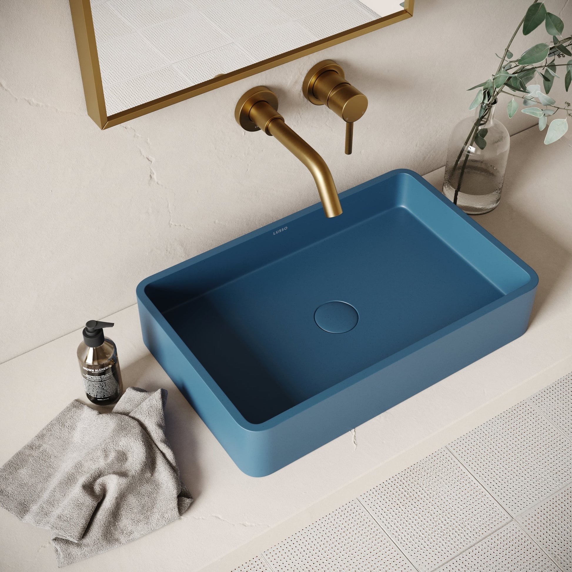 Arquadro Azure Concrete Countertop Basin 500mm