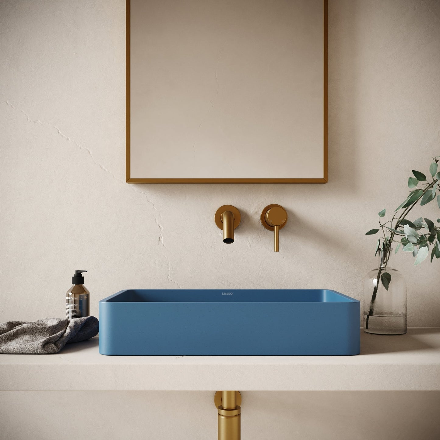 Arquadro Azure Concrete Countertop Basin 500mm