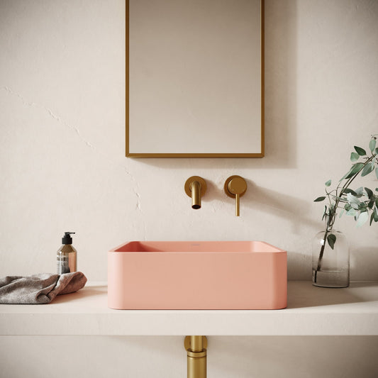 Arquadro Blush Concrete Countertop Basin 390mm