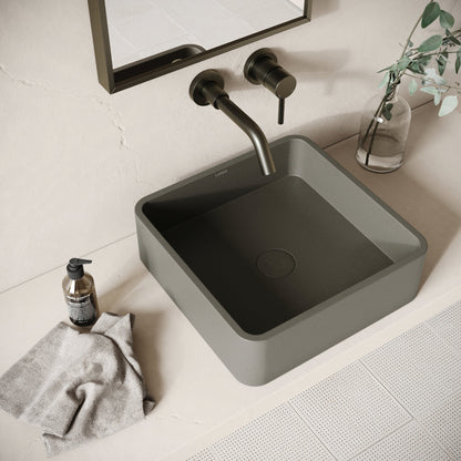 Arquadro Oyster Concrete Countertop Basin 390mm