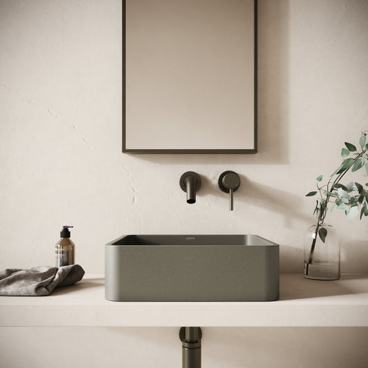 Arquadro Oyster Concrete Countertop Basin 390mm