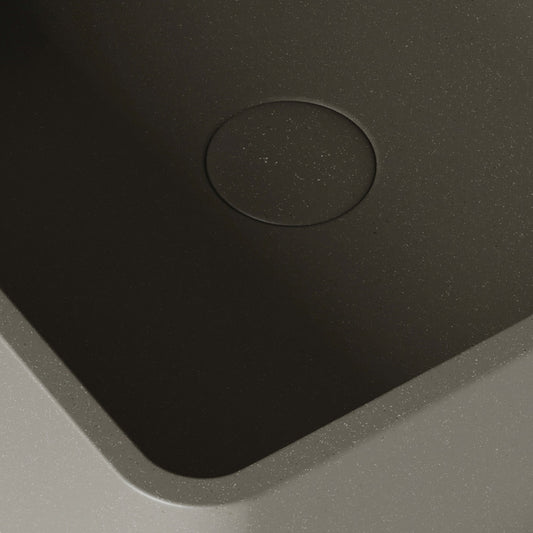 Arquadro Oyster Concrete Countertop Basin 390mm