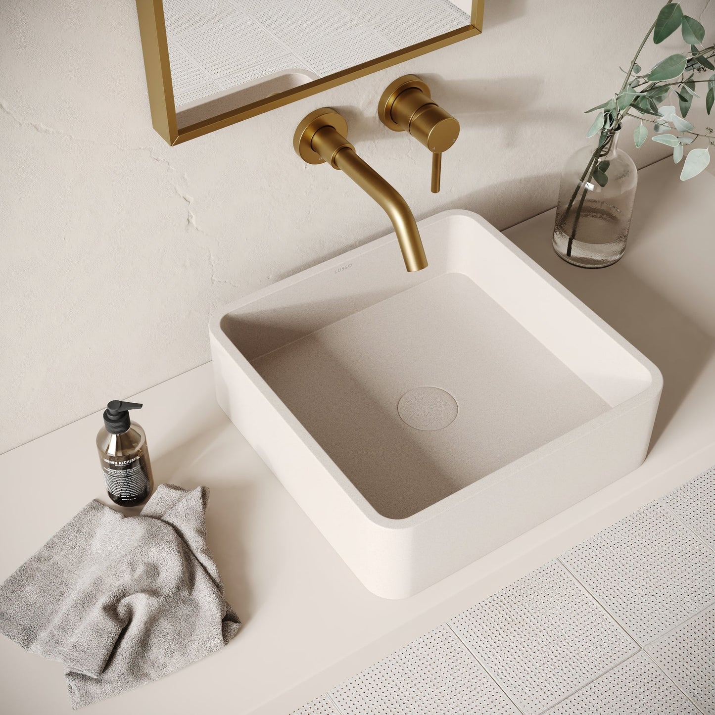 Arquadro Shore Concrete Countertop Basin 390mm
