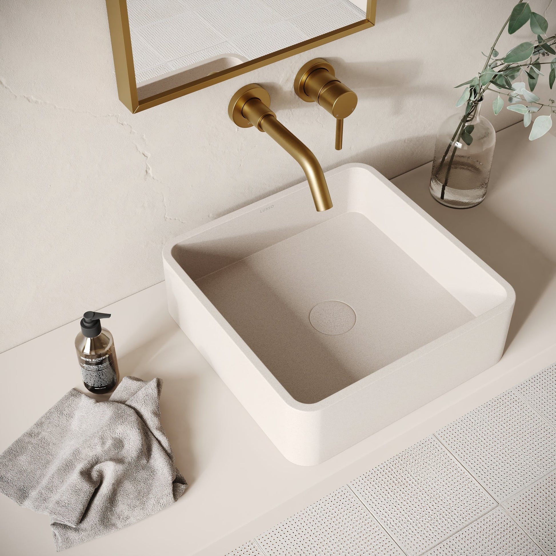 Arquadro Shore Concrete Countertop Basin 390mm