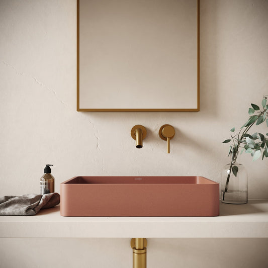 Arquadro Terracotta Concrete Countertop Basin 500mm