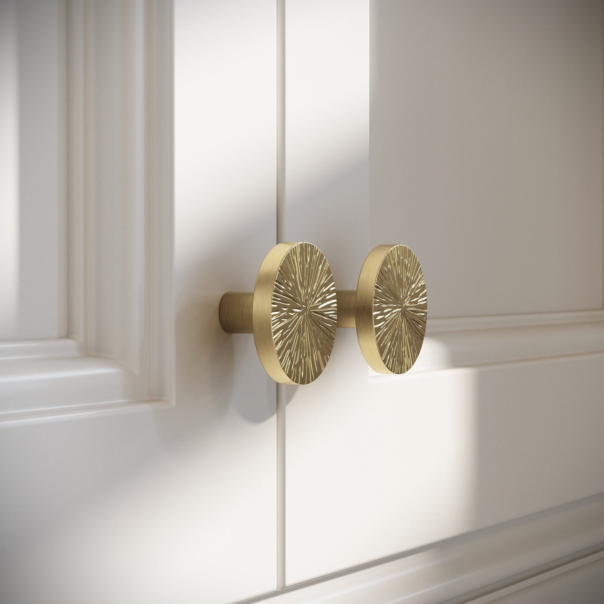 Artisan Brushed Gold Cabinet Knob