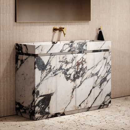 Artista Calacatta Viola Marble Bathroom Vanity Unit 1200mm