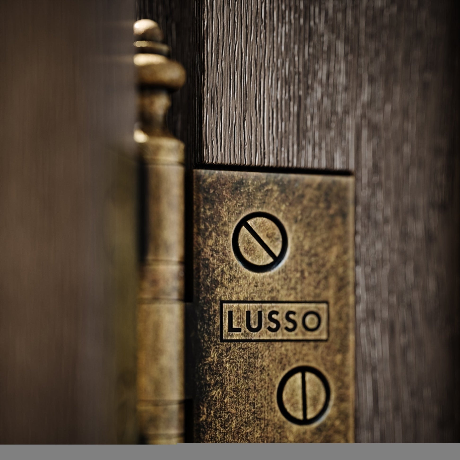 Aston Aged Bronze Hinges
