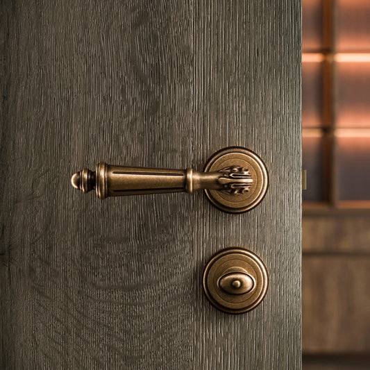 Aston Aged Bronze WC Thumbturn with Latch