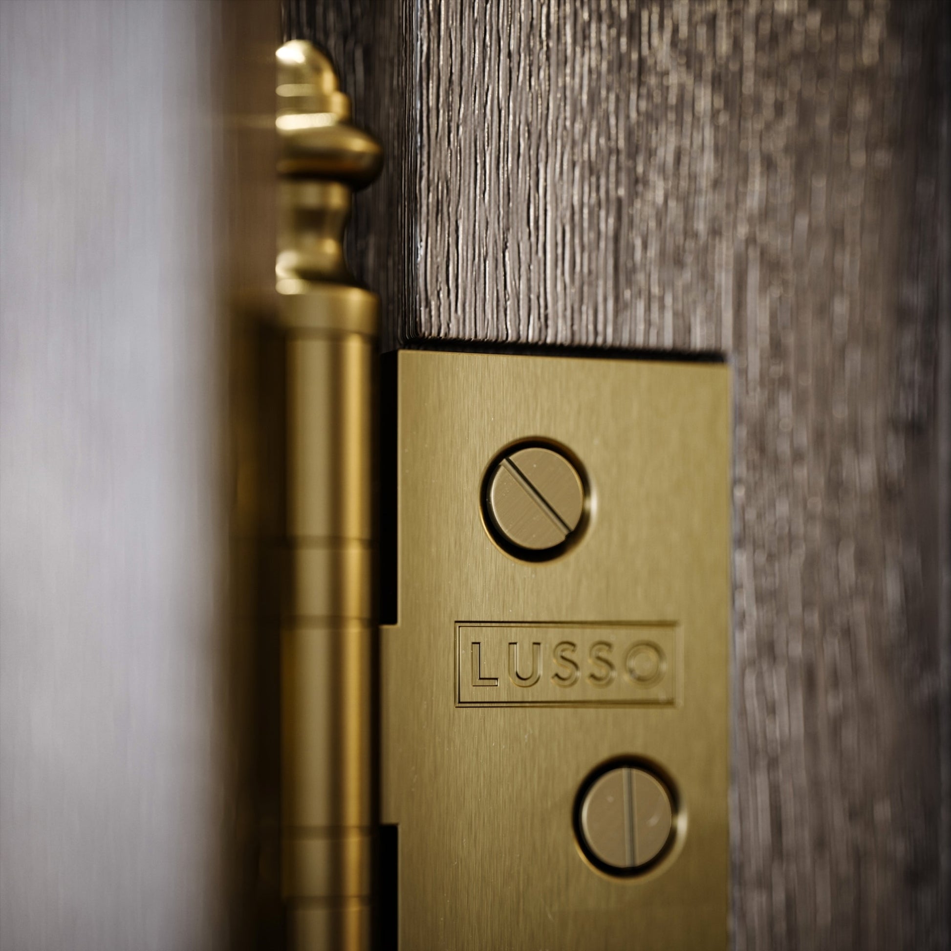 Aston Brushed Gold Hinges