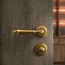 Aston Brushed Gold WC Thumbturn with Latch