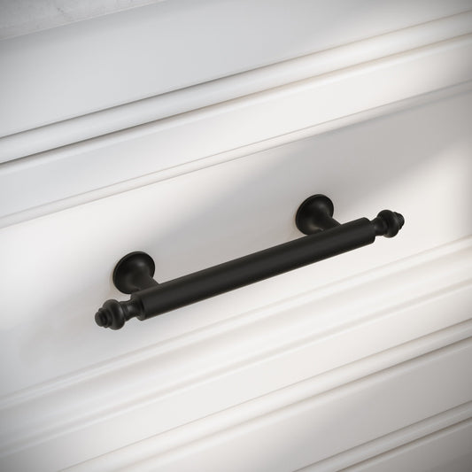 Aston Matte Black Cabinet Pull Handle 150mm