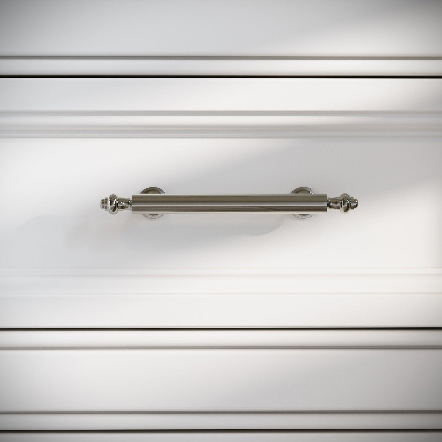 Aston Polished Nickel Cabinet Pull Handle 150mm
