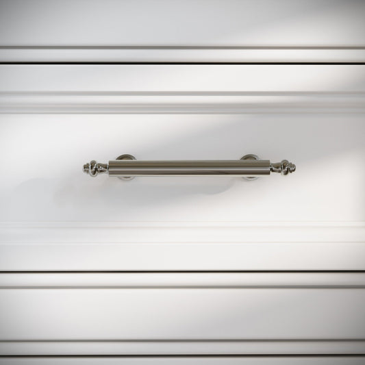 Aston Polished Nickel Cabinet Pull Handle 150mm