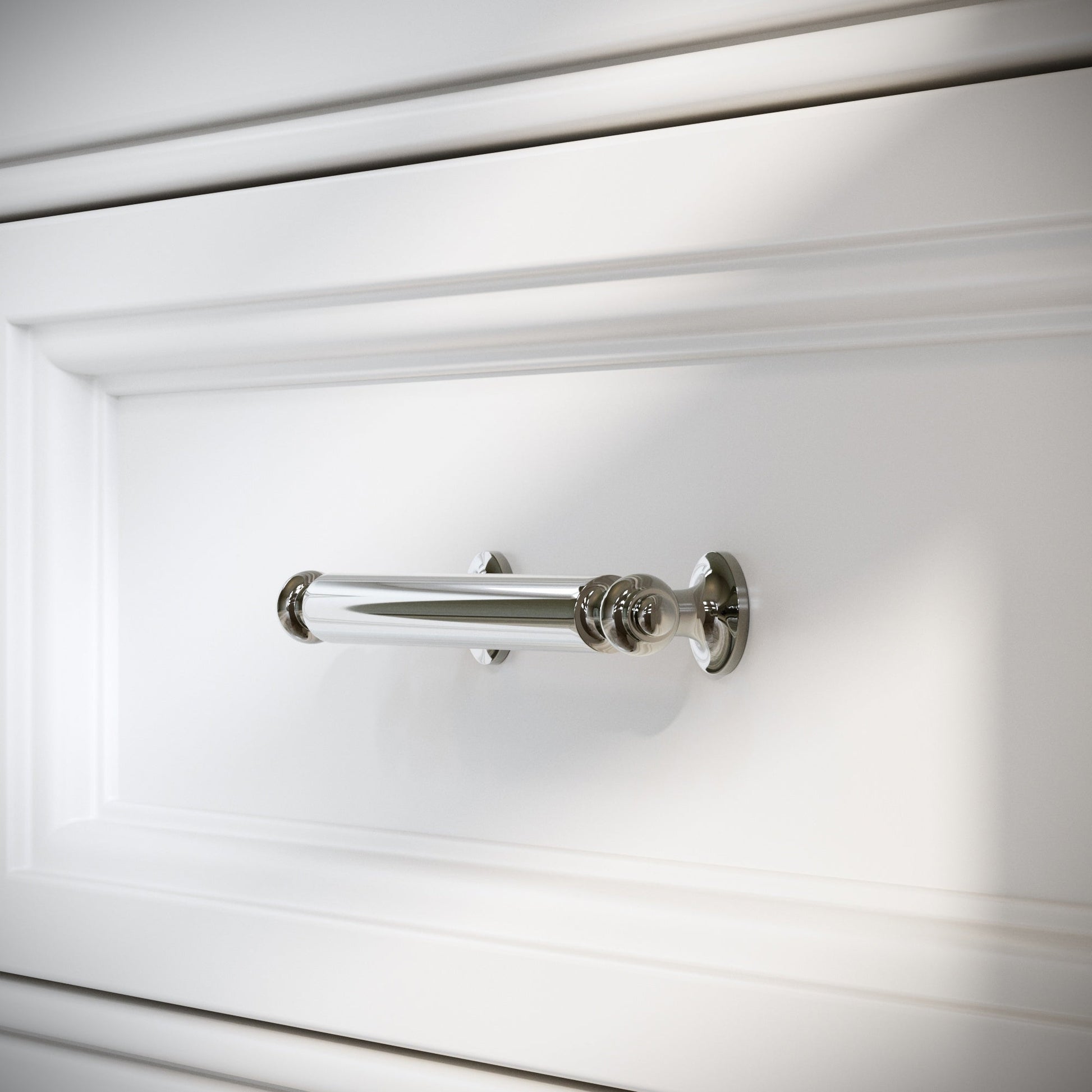 Aston Polished Nickel Cabinet Pull Handle 150mm