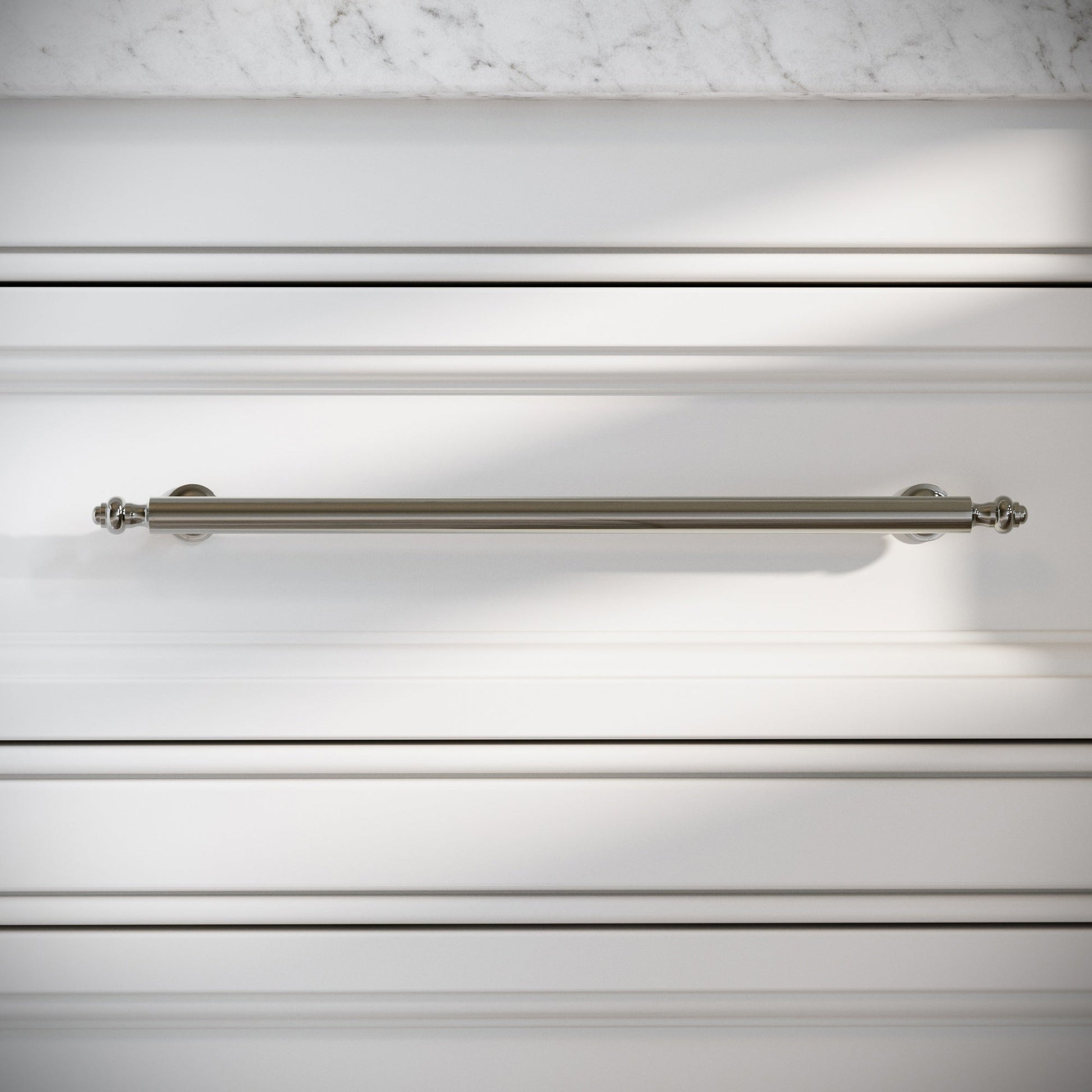Aston Polished Nickel Cabinet Pull Handle 280mm