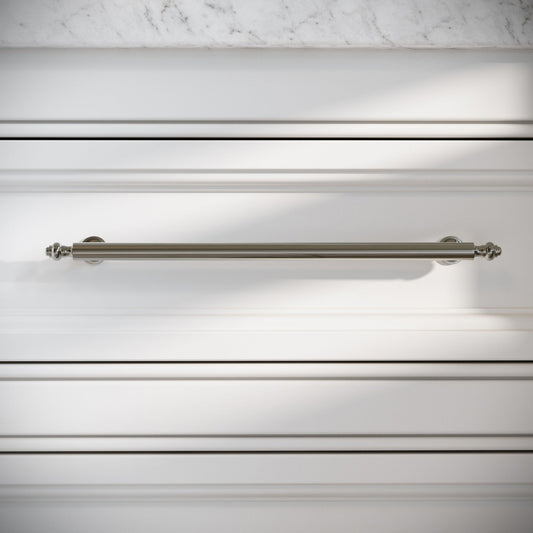 Aston Polished Nickel Cabinet Pull Handle 280mm