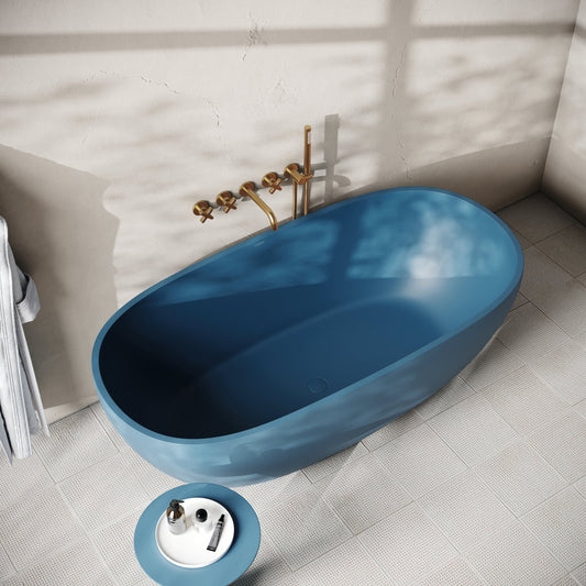 Avolto Azure Concrete Freestanding Bath 1650mm