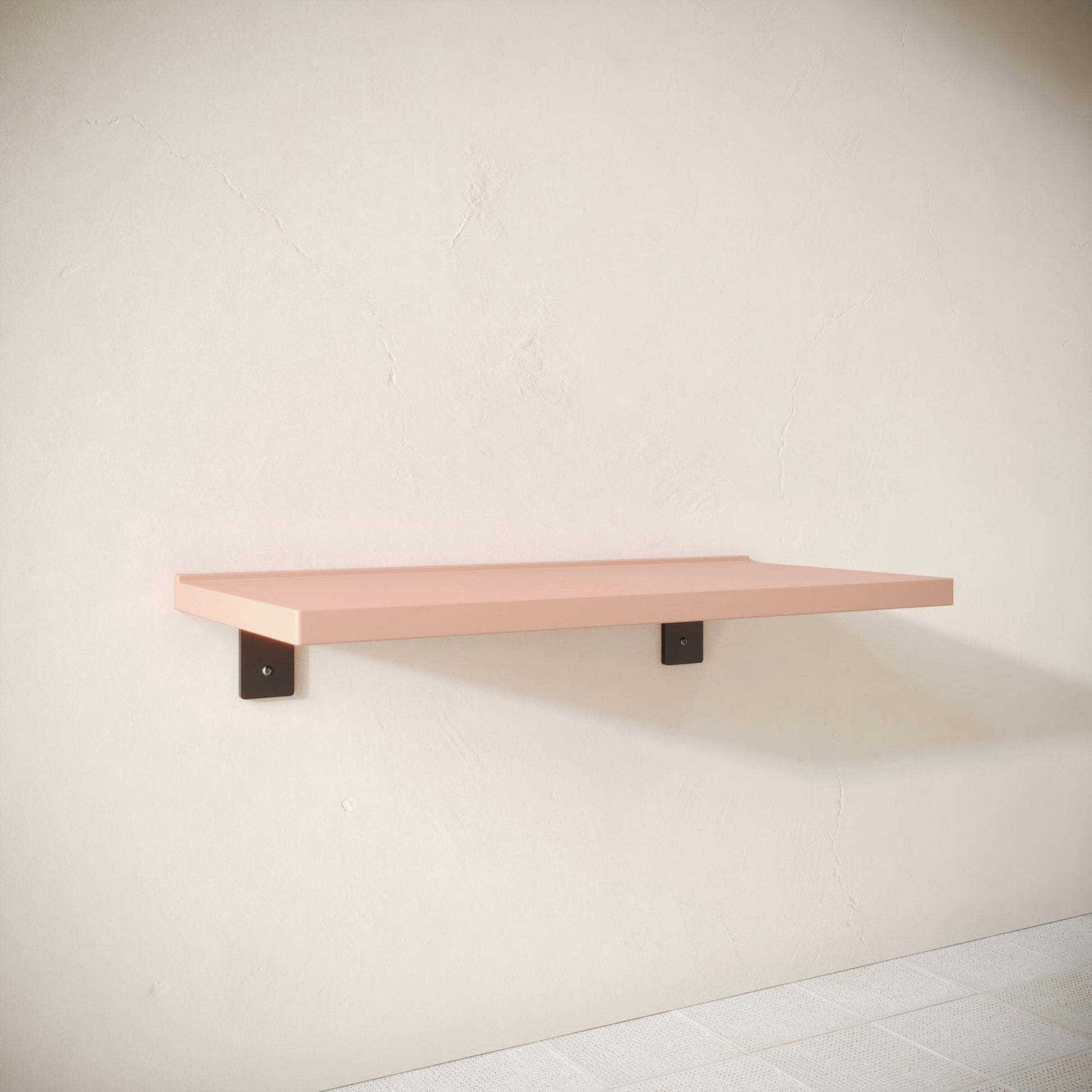 Bancone Blush Concrete Wall Mounted Countertop Shelf 1000mm
