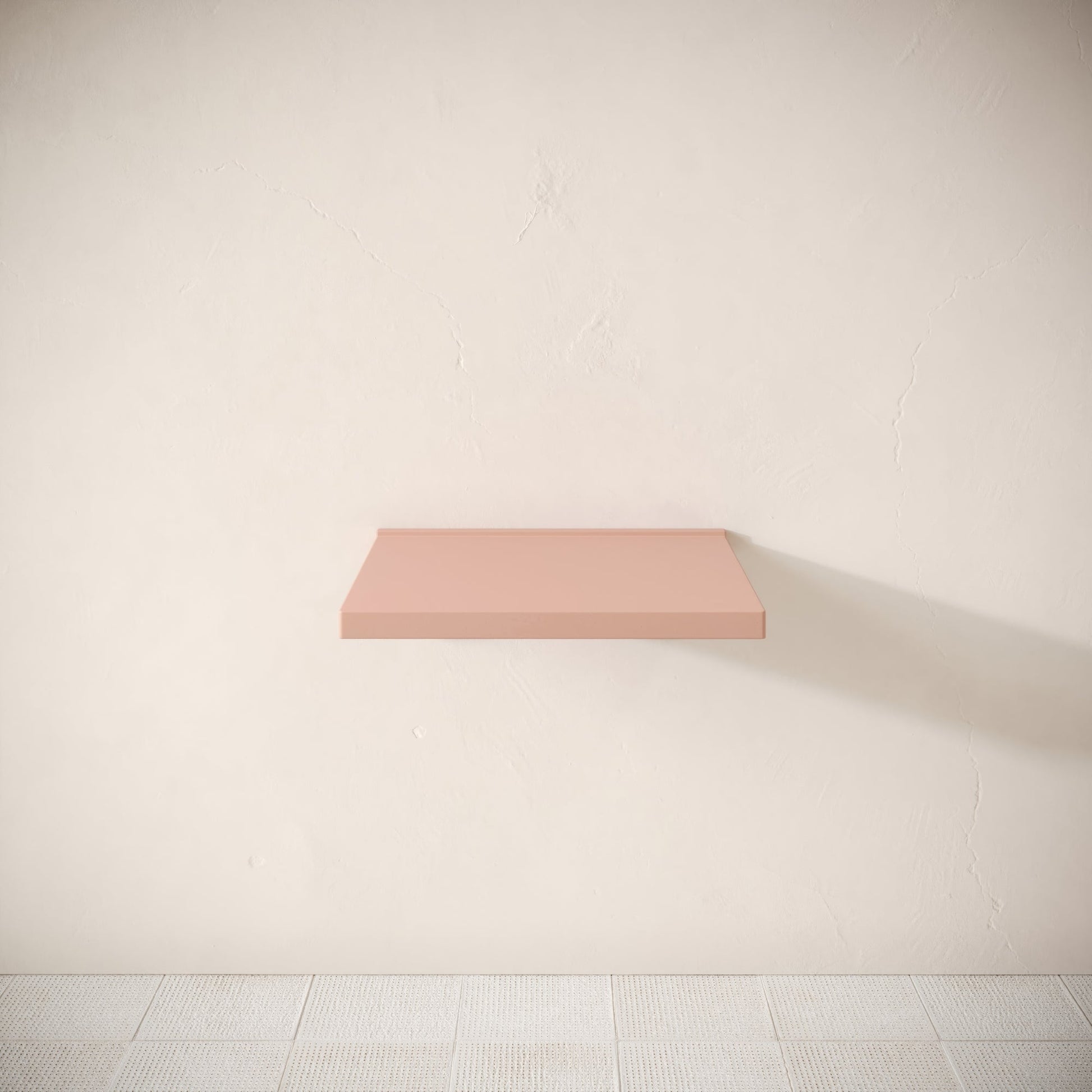 Bancone Blush Concrete Wall Mounted Countertop Shelf 600mm