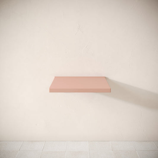 Bancone Blush Concrete Wall Mounted Countertop Shelf 600mm