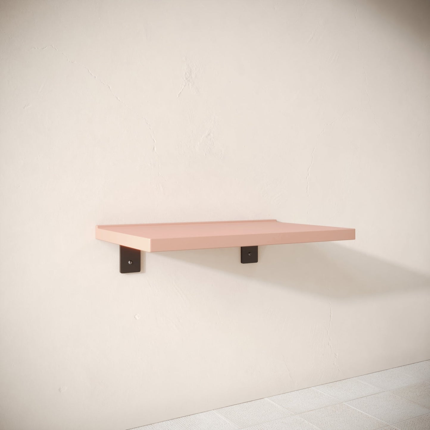 Bancone Blush Concrete Wall Mounted Countertop Shelf 800mm