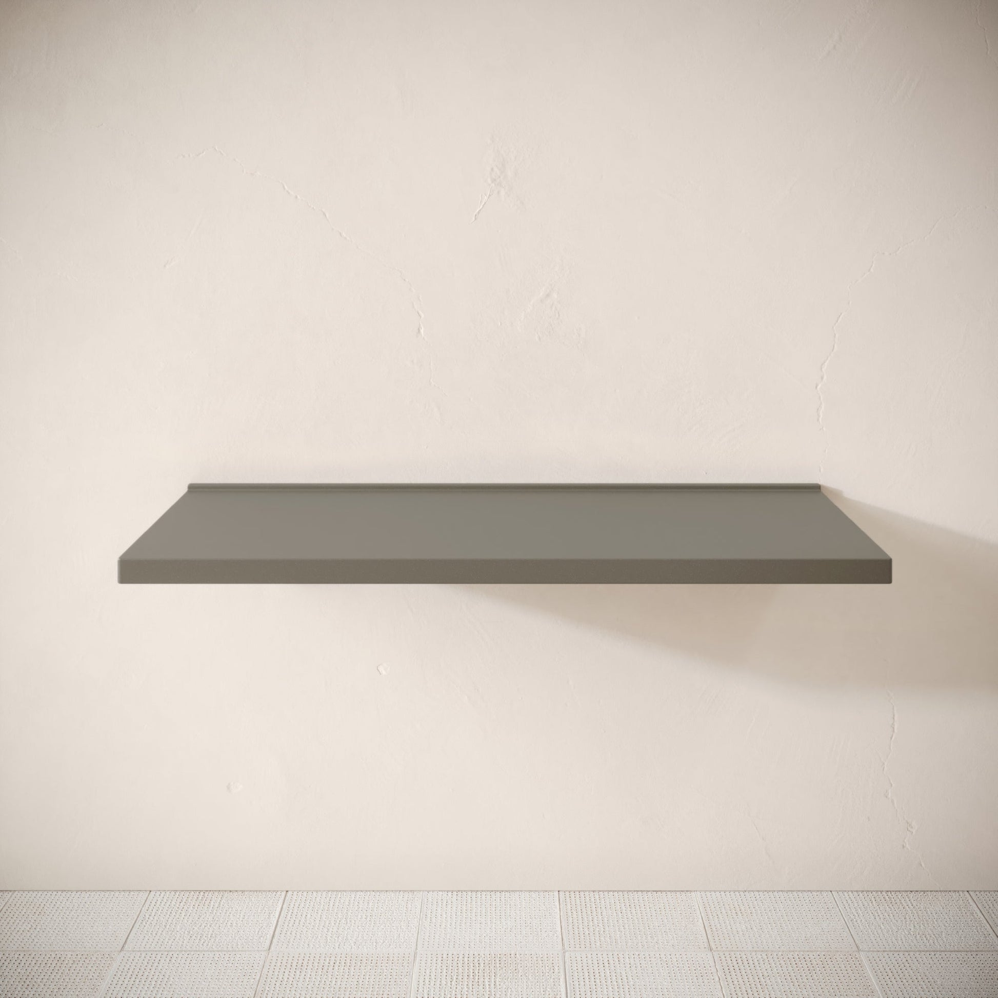 Bancone Oyster Concrete Wall Mounted Countertop Shelf 1200mm