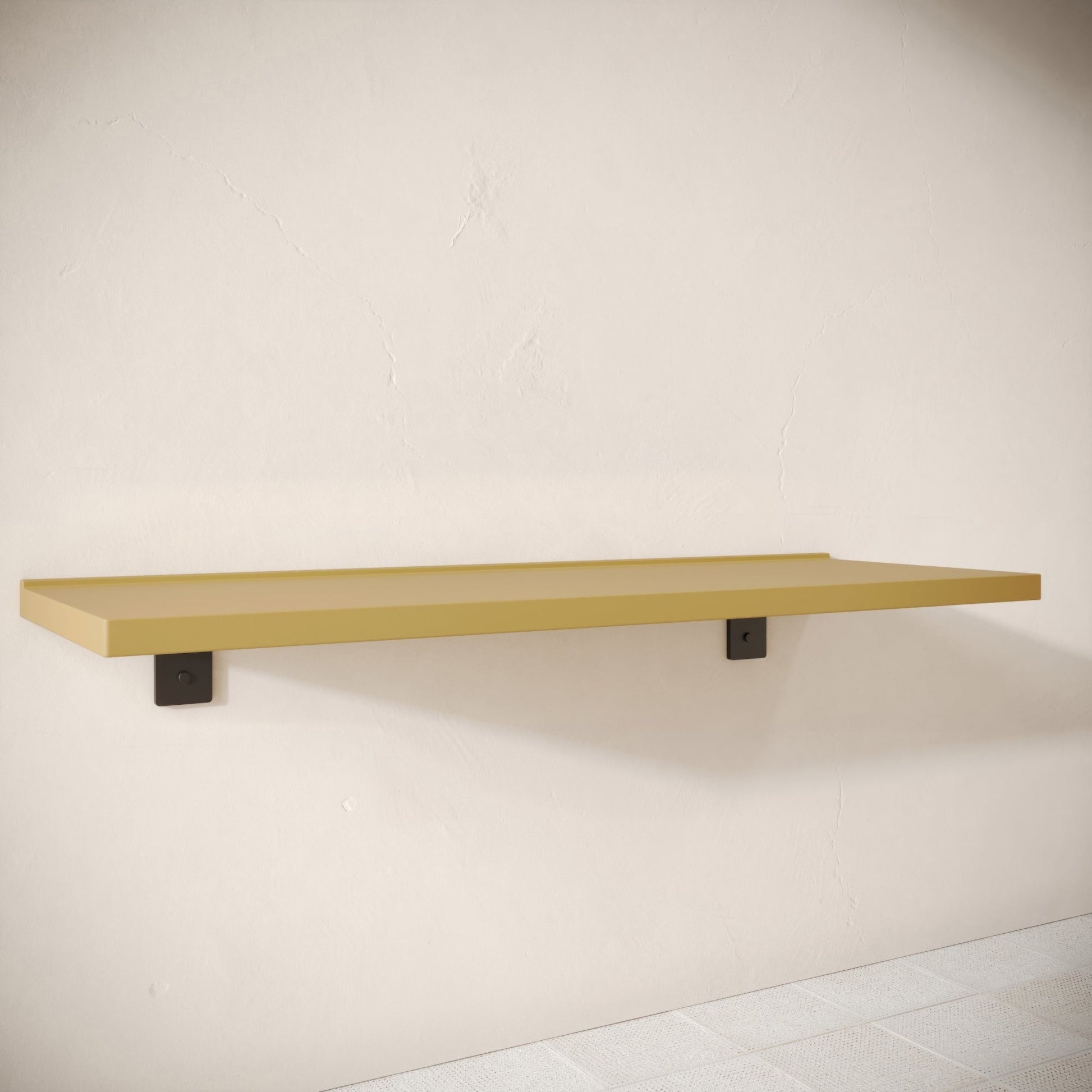 Bancone Saffron Concrete Wall Mounted Countertop Shelf 1400mm