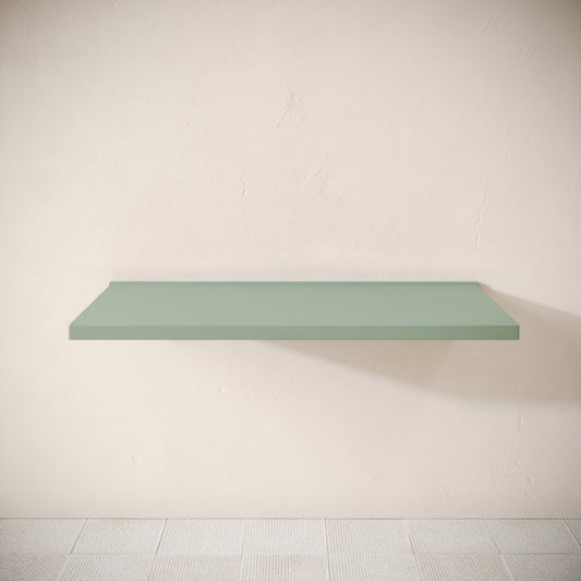 Bancone Seafoam Concrete Wall Mounted Countertop Shelf 1200mm
