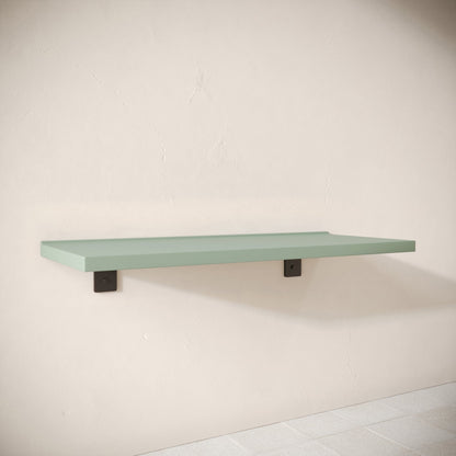 Bancone Seafoam Concrete Wall Mounted Countertop Shelf 1200mm