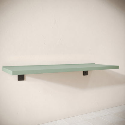 Bancone Seafoam Concrete Wall Mounted Countertop Shelf 1400mm