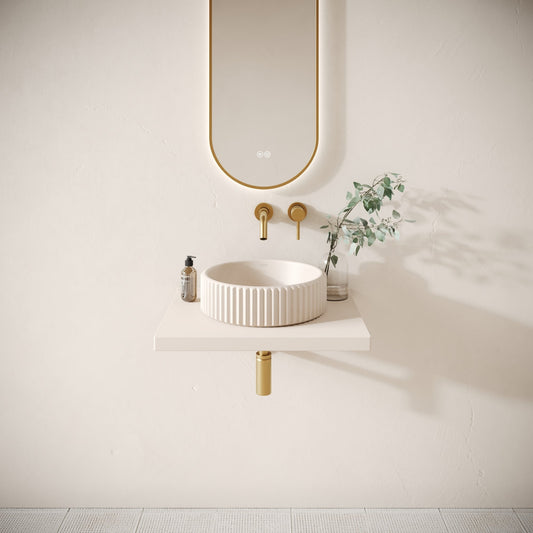 Bancone Shore Wall Mounted Countertop Shelf 600mm