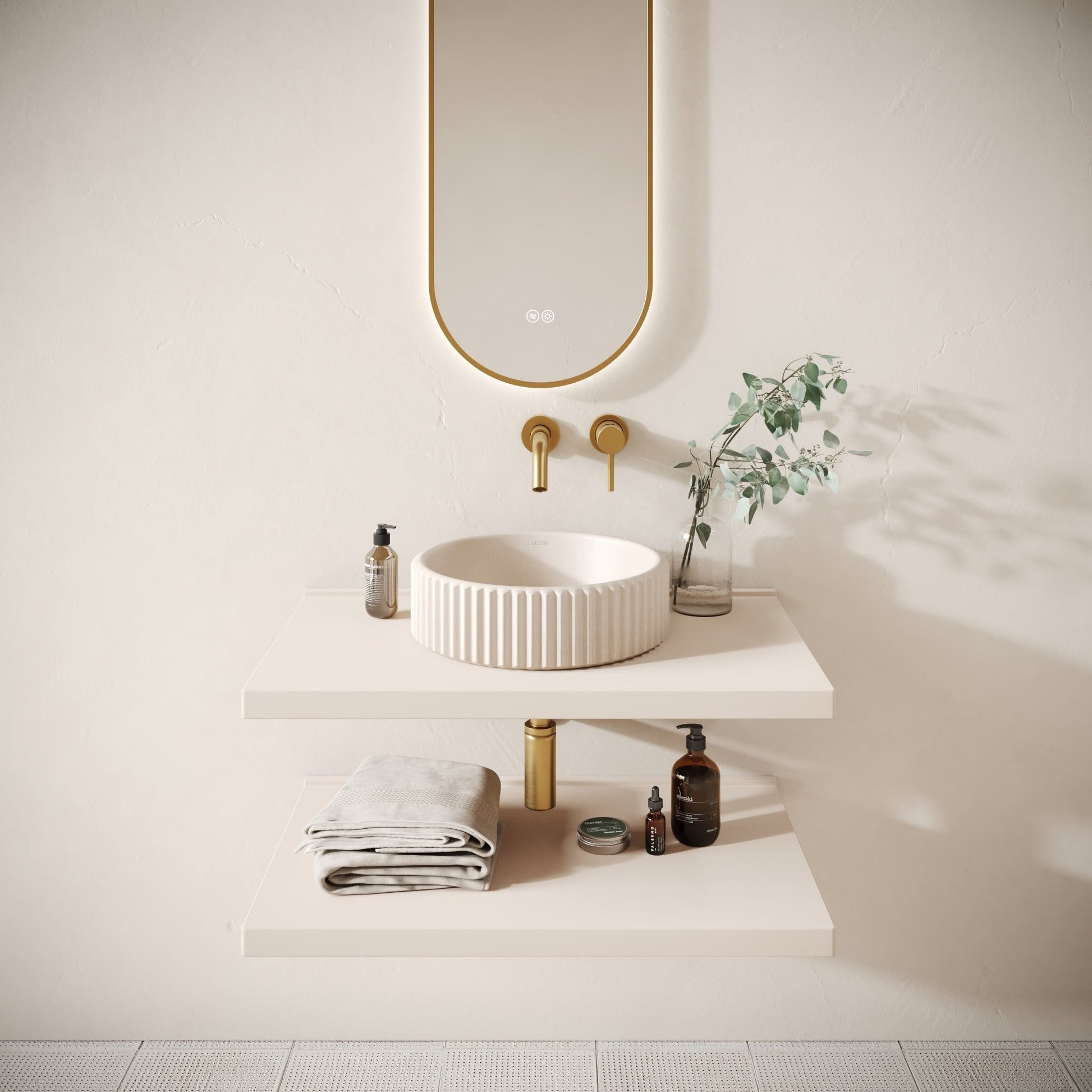 Bancone Shore Wall Mounted Countertop Shelf 800mm