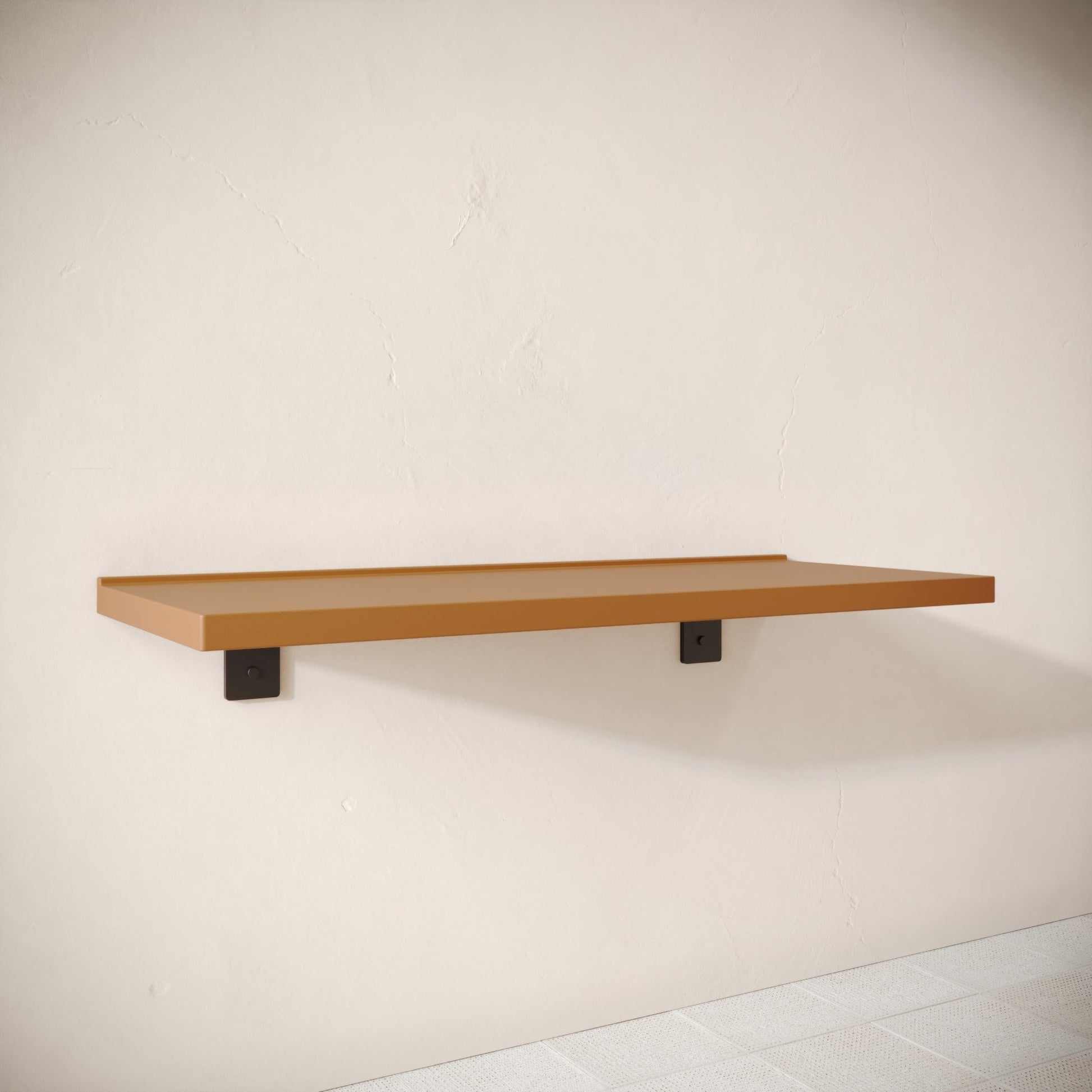 Bancone Sienna Concrete Wall Mounted Countertop Shelf 1200mm
