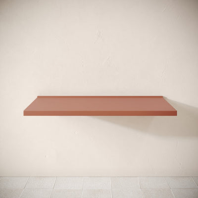 Bancone Terracotta Concrete Wall Mounted Countertop Shelf 1200mm