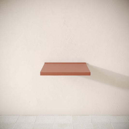 Bancone Terracotta Concrete Wall Mounted Countertop Shelf 600mm