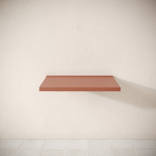 Bancone Terracotta Concrete Wall Mounted Countertop Shelf 800mm