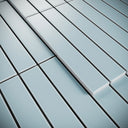 Baton Mosaic Delicate Blue Matte Porcelain Wall Tile 296 x 300mm