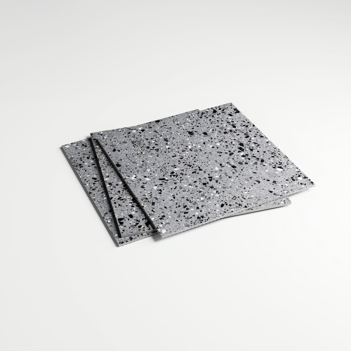 Bellazza Anthracite Terrazzo Porcelain Wall or Floor Tile 600 x 600mm