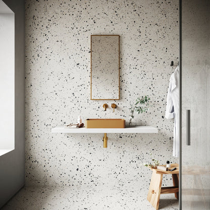 Bellazza Ivory Terrazzo Porcelain Wall or Floor Tile 1200 x 600mm