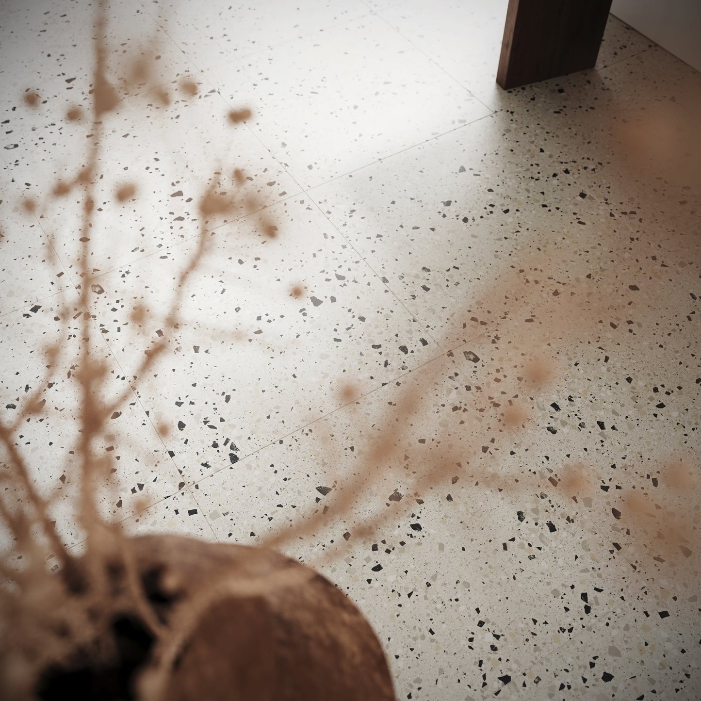 Bellazza Ivory Terrazzo Porcelain Wall or Floor Tile 1200 x 600mm