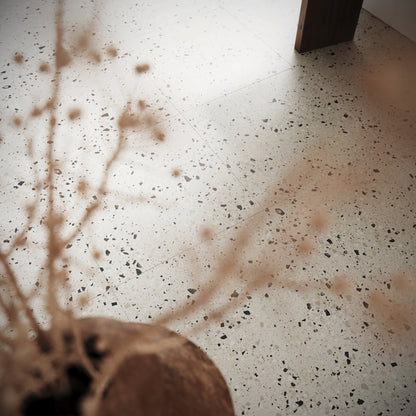 Bellazza Ivory Terrazzo Porcelain Wall or Floor Tile 1200 x 600mm