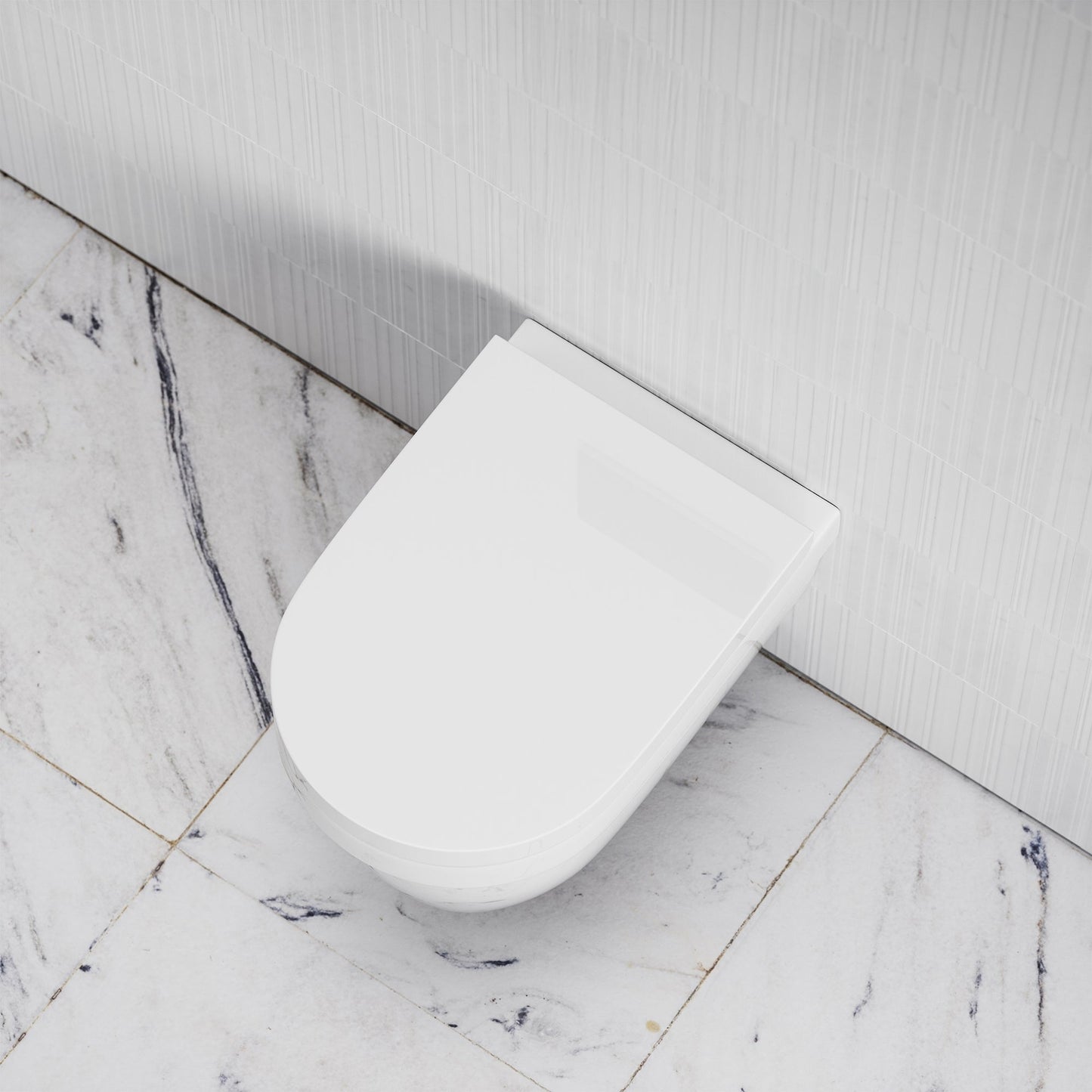 Berkeley Traditional Wall Hung Rimless Toilet with Soft Closing Seat