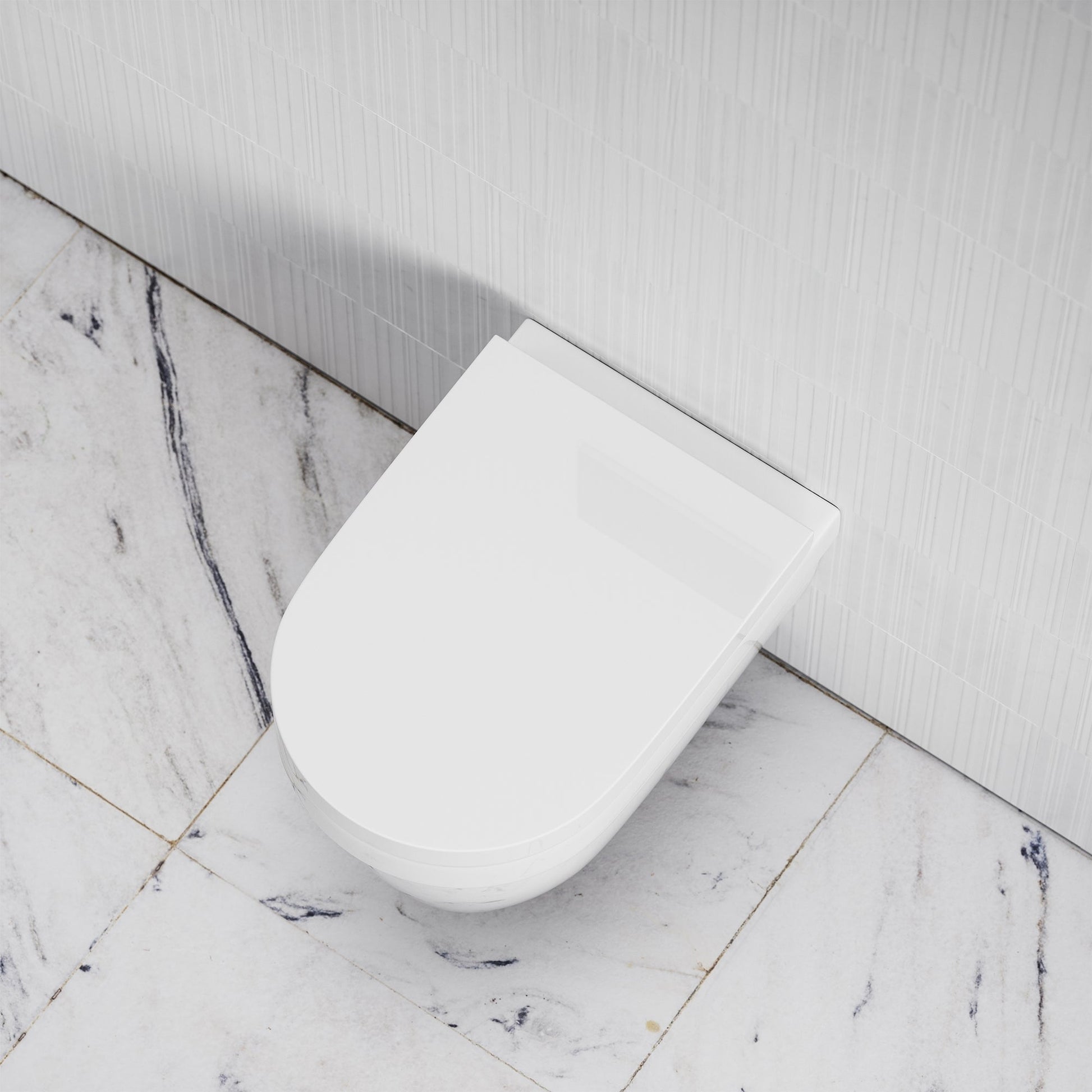 Berkeley Traditional Wall Hung Rimless Toilet with Soft Closing Seat