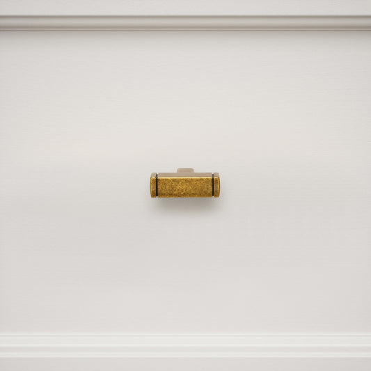 Bloomsbury Aged Bronze T-Bar Handle (46mm)