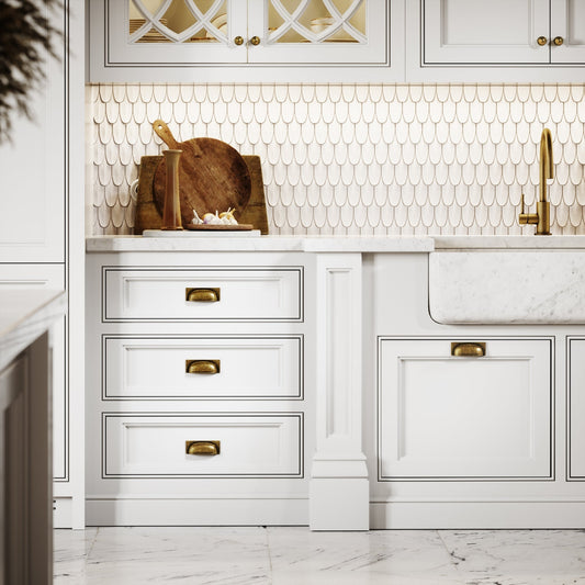 Brook Aged Bronze Cup Handle