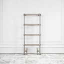 Brook Floor Mounted 4-bar Traditional Heated Towel Warmer Radiator Polished Nickel
