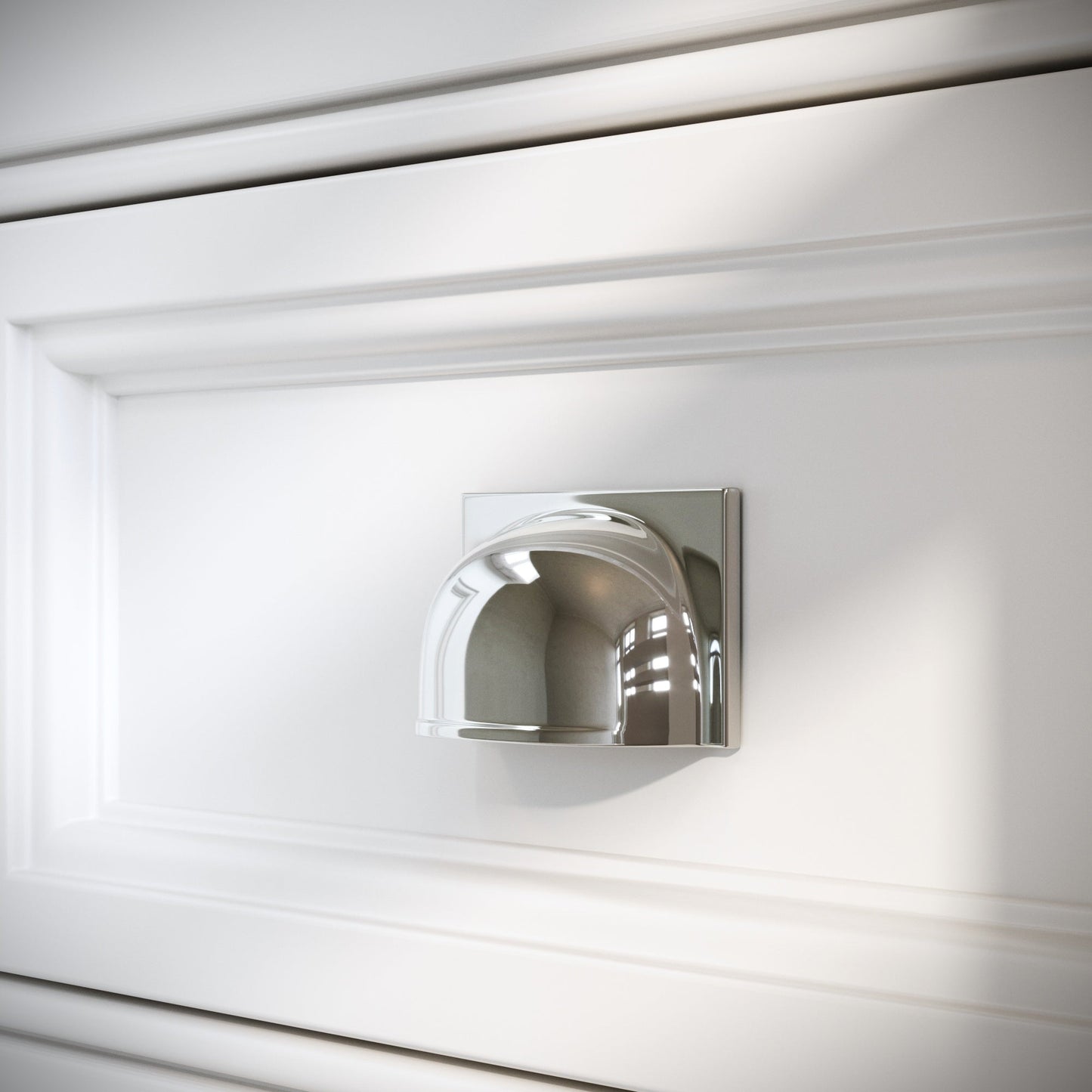 Brook Polished Nickel Cup Handle